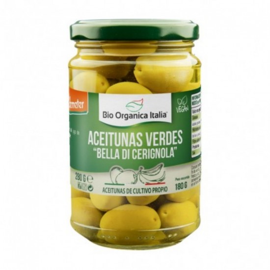 Aceitunas Verdes Eco 280g Bio Organica Italia Aceitunas Verdes Eco 280g Bio Organica Italia