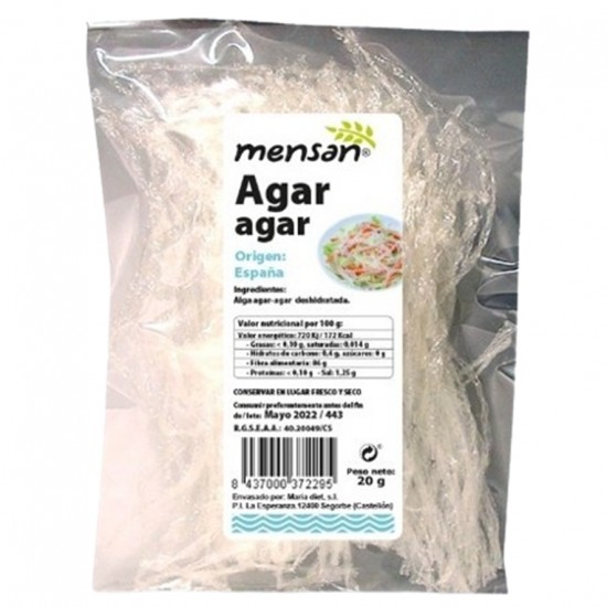 Agar Agar en Tiras 20gr Mandole Agar Agar en Tiras 20gr Mandole