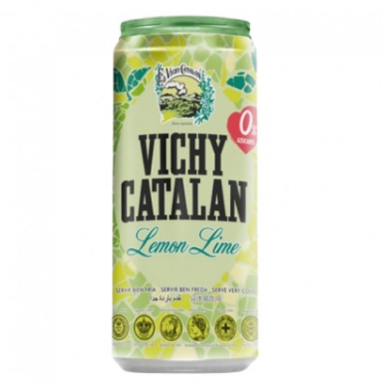 Agua Con Gas Limon Lata 330ml Vichy Catalan
