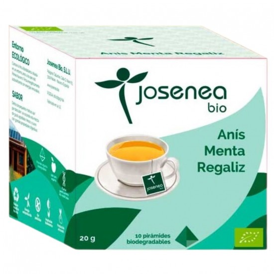 Anis Menta Regaliz Bio 10piramides Josenea