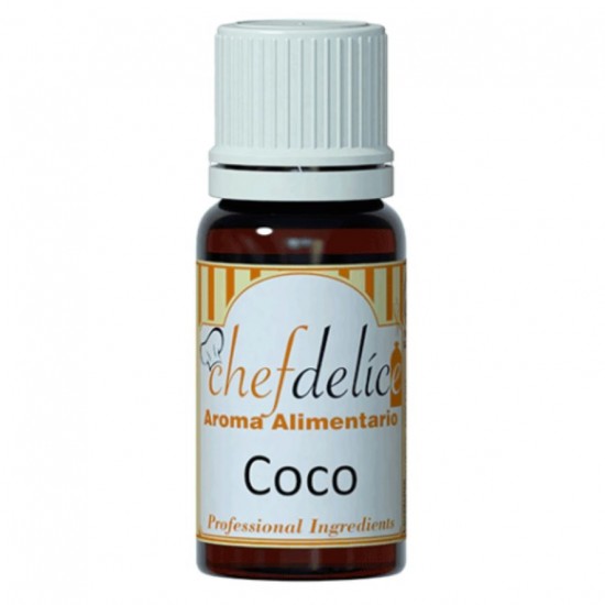 Aroma Coco Concentrado Sin Gluten 10ml Chefdelice Aroma Coco Concentrado Sin Gluten 10ml Chefdelice