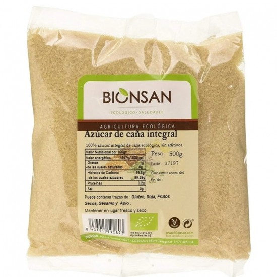 Azucar Caña Integral Eco Vegan 500g Bionsan