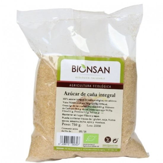 Azucar Caña Integral Eco Vegan 750g Bionsan