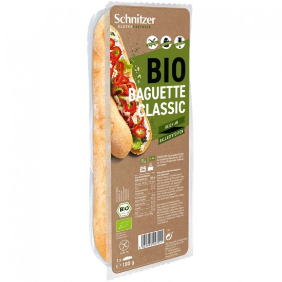 Baguette Classic Bio Sin Gluten 180g Schnitzer