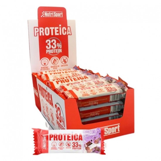 Barrita Proteica Double Choc 24uds Nutri-Sport Barrita Proteica Double Choc 24uds Nutri-Sport