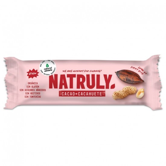 Barrita Raw Cacao y Cacahuete Bio 3x30g Natruly Barrita Raw Cacao y Cacahuete Bio 3x30g Natruly