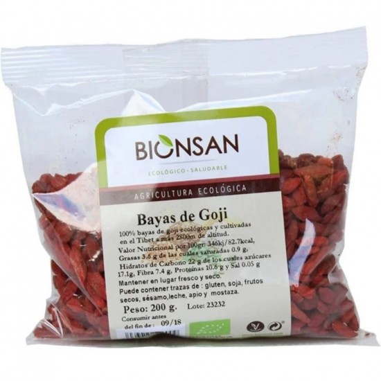 Bayas Goji 200g Bionsan