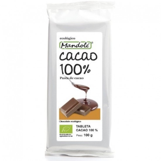 Cacao 100 Pasta Cacao Eco 100g Mandole