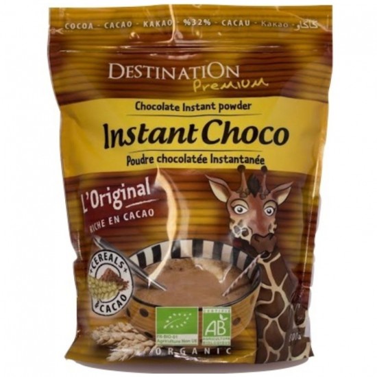 Cacao Instantaneo 32 con Cereales Bio 400g Destination