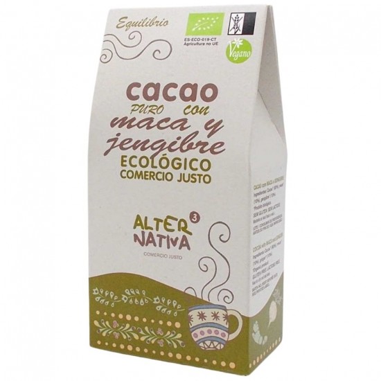 Cacao Puro con Maca y Jengibre Eco 125 g Alternativa3
