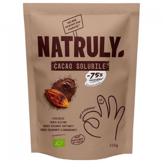 Cacao Soluble Bio 225g Natruly Cacao Soluble Bio 225g Natruly