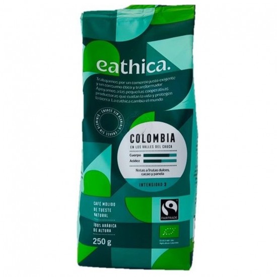 Cafe Molido Colombia Eco 250g Eathica Cafe Molido Colombia Eco 250g Eathica