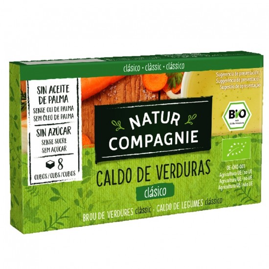 Caldo Vegetal en pastillas Bio 88g Natura Compagnie Caldo Vegetal en pastillas Bio 88g Natura Compagnie