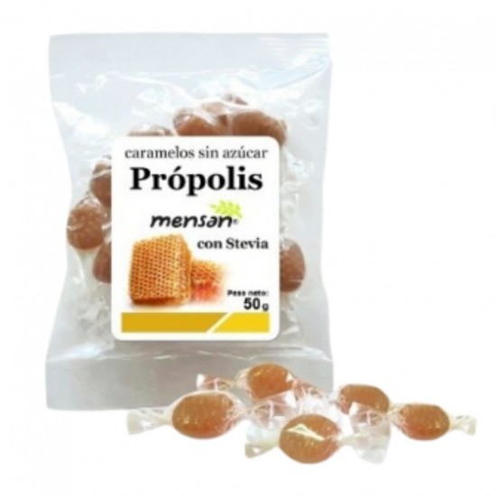 Caramelo Propolis SinAzucar Fuerte 50g Mensan Caramelo Propolis SinAzucar Fuerte 50g Mensan