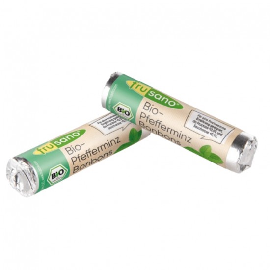 Caramelos de Menta Bio 21g Frusano Caramelos de Menta Bio 21g Frusano