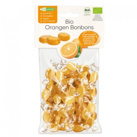 Caramelos de Naranja Bio 85g Frusano Caramelos de Naranja Bio 85g Frusano