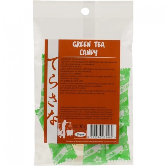 Caramelos De Te Verde Vegan 30g Terrasana Caramelos De Te Verde Vegan 30g Terrasana
