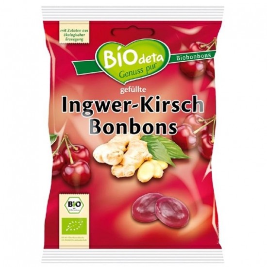 Caramelos Jengibre Cereza Eco 75g Biodeta Caramelos Jengibre Cereza Eco 75g Biodeta