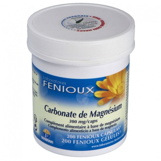 Carbonato de Magnesio 300Mg 200caps Fenioux Carbonato de Magnesio 300Mg 200caps Fenioux