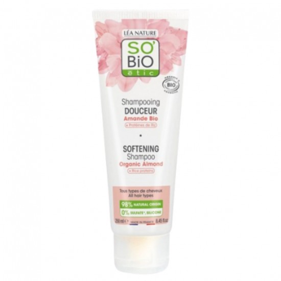 Champu Suave Leche Almendras Bio 250ml So Bio Etic Champu Suave Leche Almendras Bio 250ml So Bio Etic