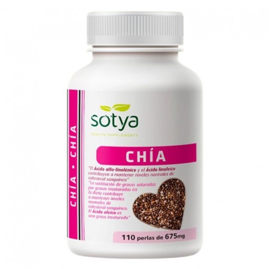 Chia 675mg 110 perlas Sotya Chia 675mg 110 perlas Sotya