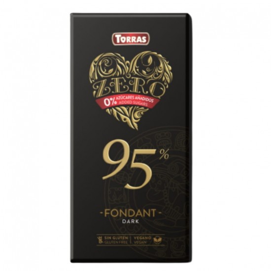 Choco 95% Cacao Zero 100g Torras