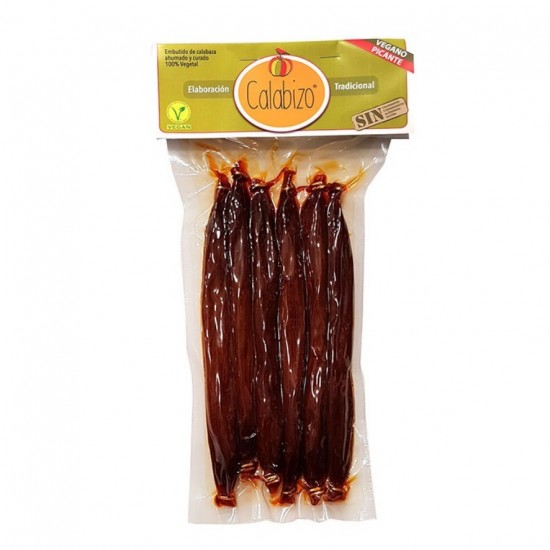 Chorizo Calabaza Picante Vegan Pack de 240g Calabizo Chorizo Calabaza Picante Vegan Pack de 240g Calabizo