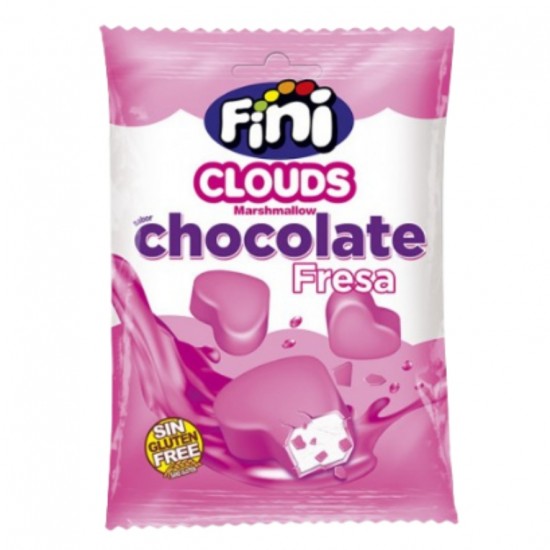 Clouds Corazon Choco Fresa Sin Gluten 80g Fini Clouds Corazon Choco Fresa Sin Gluten 80g Fini