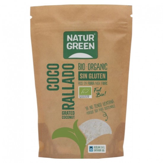Coco Rallado Bio 125g Natur Green Coco Rallado Bio 125g Natur Green