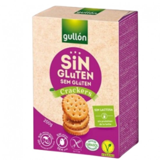 Crackers Sin Gluten Vegano SinLactosa 200g Gullon Crackers Sin Gluten Vegano SinLactosa 200g Gullon
