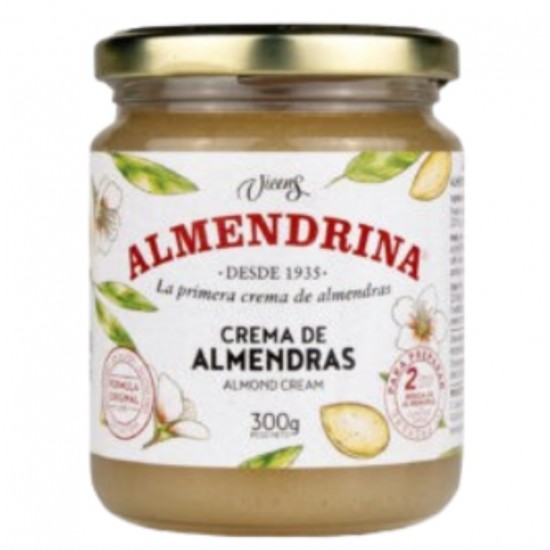 Crema Almendras Vegan Sin Gluten 300g Almendrina