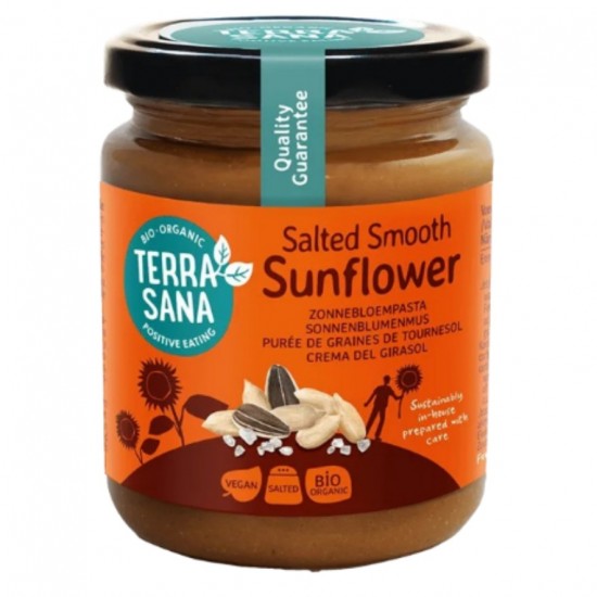 Crema de Pipas de Girasol con Sal del Himalaya Bio Vegan 250g Terrasana Crema de Pipas de Girasol con Sal del Himalaya Bio Vegan 250g Terrasana