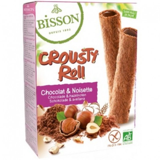 Crousty Roll Cacao Avellana Sin Gluten Bio 125g Bisson Crousty Roll Cacao Avellana Sin Gluten Bio 125g Bisson