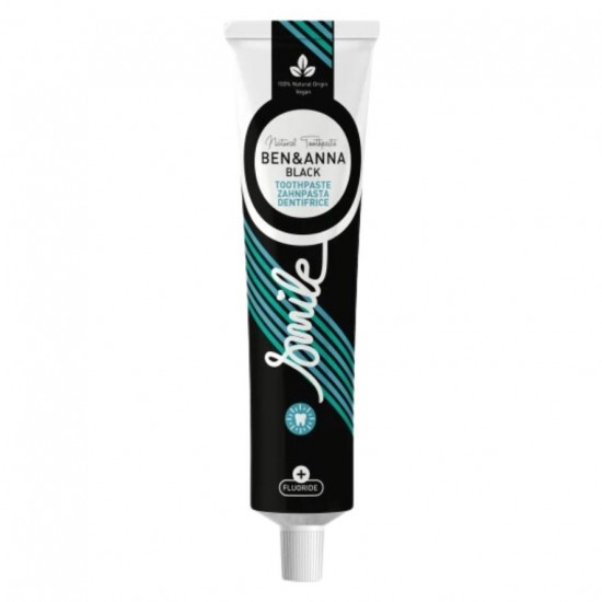 Dentifrico Black con Fluor 75ml Ben Anna