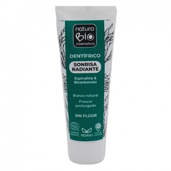 Dentifrico Sonrisa Radiante Bio Vegan 75ml Naturabio Cosmetics Dentifrico Sonrisa Radiante Bio Vegan 75ml Naturabio Cosmetics