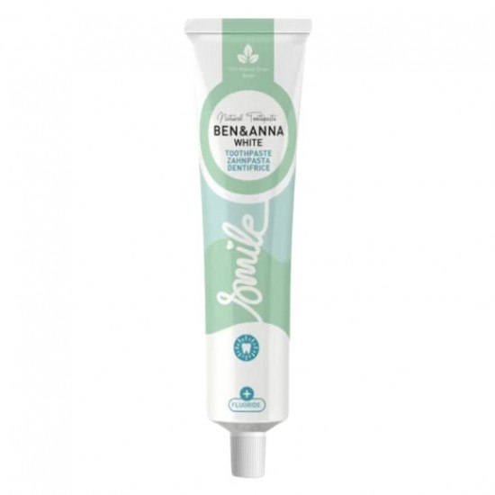 Dentifrico White con Fluor 75ml Ben Anna