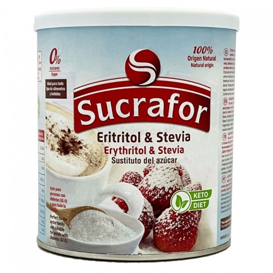 Eritritol Stevia Bote 500g Sucrafor Eritritol Stevia Bote 500g Sucrafor