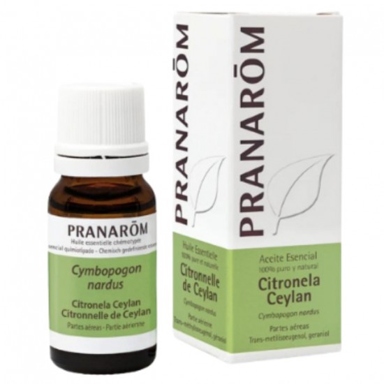 Esencia Citronela Ceylan Partes Aereas 10ml Pranarom Esencia Citronela Ceylan Partes Aereas 10ml Pranarom