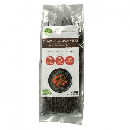 Espagueti Judia Negra Sin Gluten 200g The Konjac Shop Espagueti Judia Negra Sin Gluten 200g The Konjac Shop