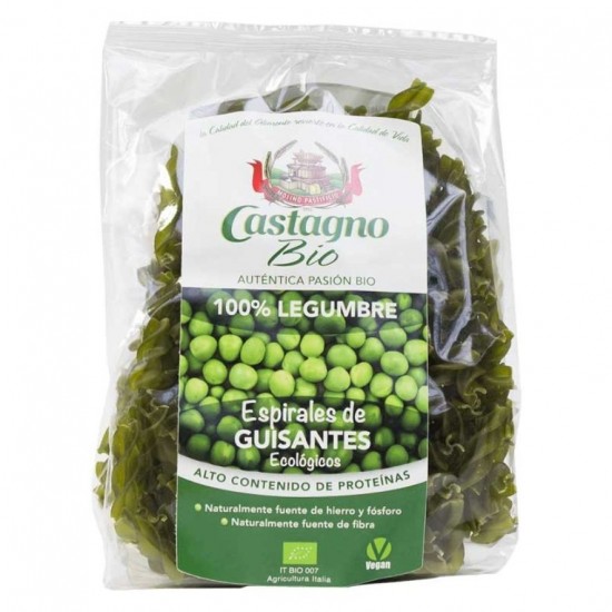 Espirales Guisantes Verdes Eco 250g Castagno Espirales Guisantes Verdes Eco 250g Castagno