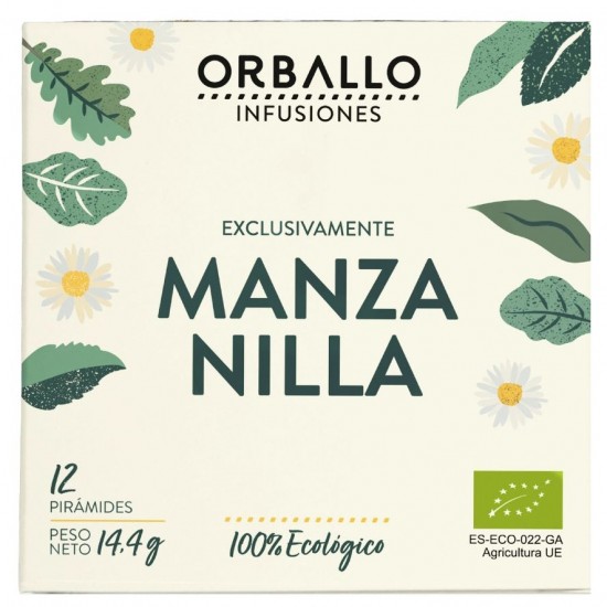 Exclusivamente Manzanilla Eco 12 Piramides Orballo Exclusivamente Manzanilla Eco 12 Piramides Orballo