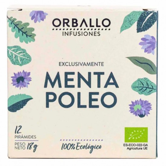 Exclusivamente Menta Poleo Eco 12 Piramides Orballo Exclusivamente Menta Poleo Eco 12 Piramides Orballo