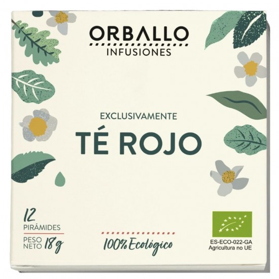 Exclusivamente Te Rojo Eco 12 Piramides Orballo Exclusivamente Te Rojo Eco 12 Piramides Orballo