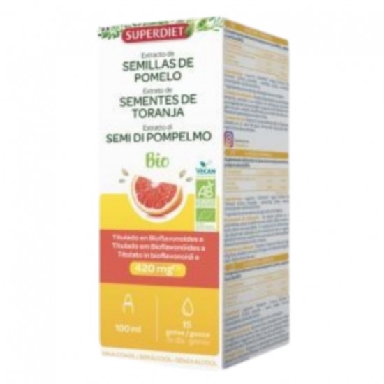 Extracto Semillas De Pomelo Bio 100ml Super Diet