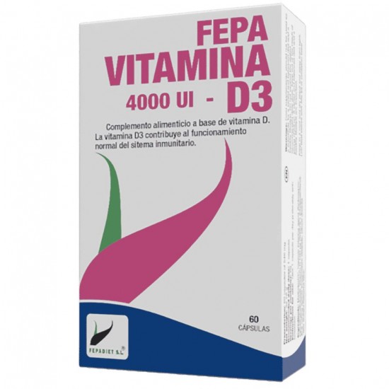 Fepa Vitamina D3 4000Ui Liposomada 60caps Fepadiet Fepa Vitamina D3 4000Ui Liposomada 60caps Fepadiet