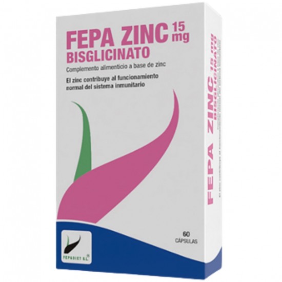 Fepa Zinc 15Mg Bisglicinato 60caps Fepadiet Fepa Zinc 15Mg Bisglicinato 60caps Fepadiet