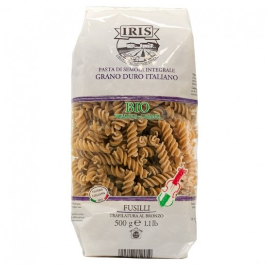Fusilli de Trigo Integral Bio 500g Iris