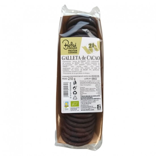 Galletas Cacao Proteica Eco 210g Belsi Galletas Cacao Proteica Eco 210g Belsi