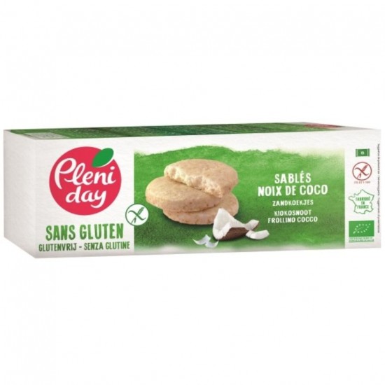 Galletas de Coco Sin Gluten Eco 120g Pleniday Galletas de Coco Sin Gluten Eco 120g Pleniday