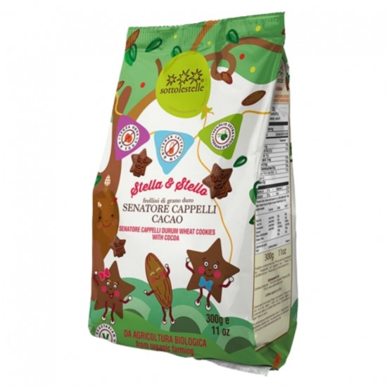 Galletas Estrellas Cacao Bio 300g Sottolestelle